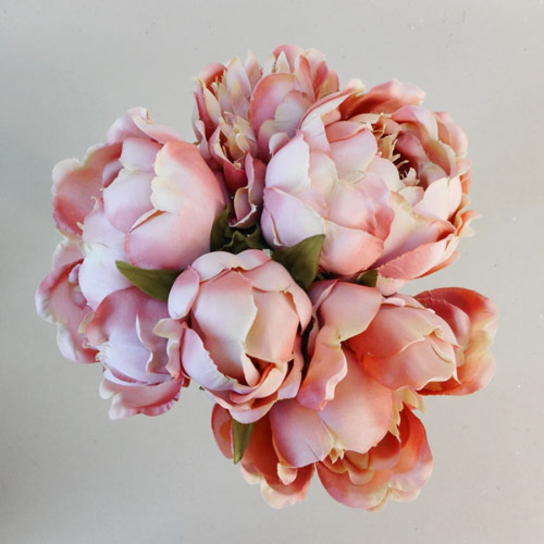 Artificial Peony Posy Blush Pink 28cm Artificial Flowers